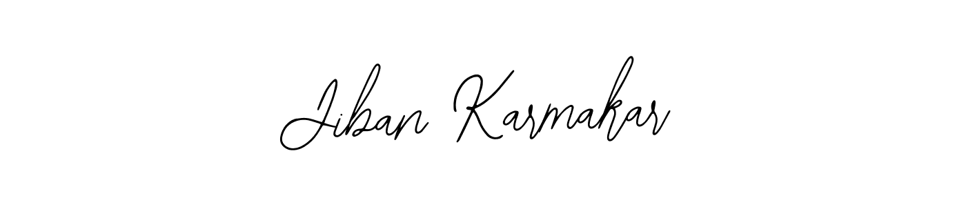 Also You can easily find your signature by using the search form. We will create Jiban Karmakar name handwritten signature images for you free of cost using Bearetta-2O07w sign style. Jiban Karmakar signature style 12 images and pictures png