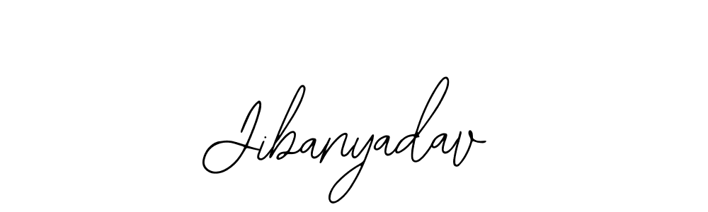 Design your own signature with our free online signature maker. With this signature software, you can create a handwritten (Bearetta-2O07w) signature for name Jibanyadav. Jibanyadav signature style 12 images and pictures png