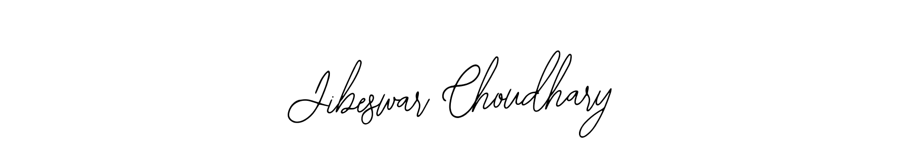 Use a signature maker to create a handwritten signature online. With this signature software, you can design (Bearetta-2O07w) your own signature for name Jibeswar Choudhary. Jibeswar Choudhary signature style 12 images and pictures png