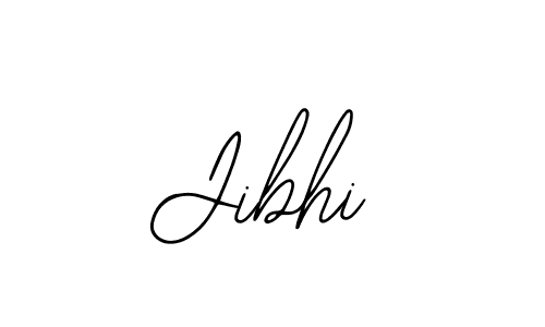 Use a signature maker to create a handwritten signature online. With this signature software, you can design (Bearetta-2O07w) your own signature for name Jibhi. Jibhi signature style 12 images and pictures png