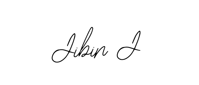 You should practise on your own different ways (Bearetta-2O07w) to write your name (Jibin J) in signature. don't let someone else do it for you. Jibin J signature style 12 images and pictures png