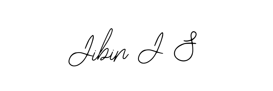 Design your own signature with our free online signature maker. With this signature software, you can create a handwritten (Bearetta-2O07w) signature for name Jibin J S. Jibin J S signature style 12 images and pictures png
