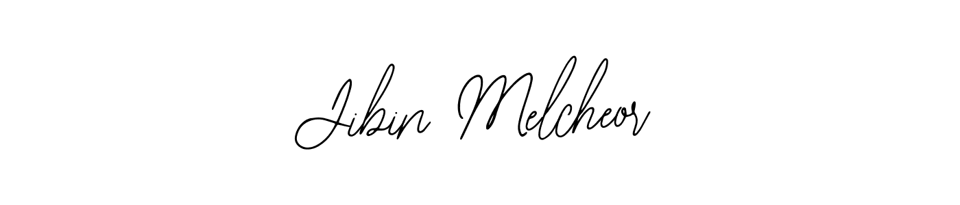 Make a beautiful signature design for name Jibin Melcheor. Use this online signature maker to create a handwritten signature for free. Jibin Melcheor signature style 12 images and pictures png