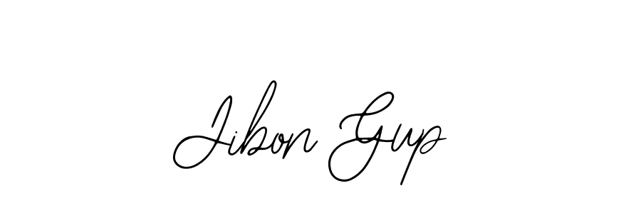 The best way (Bearetta-2O07w) to make a short signature is to pick only two or three words in your name. The name Jibon Gup include a total of six letters. For converting this name. Jibon Gup signature style 12 images and pictures png