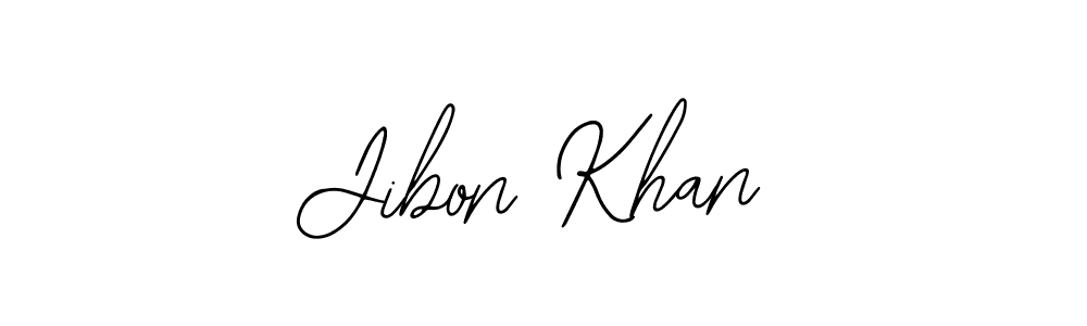 Jibon Khan stylish signature style. Best Handwritten Sign (Bearetta-2O07w) for my name. Handwritten Signature Collection Ideas for my name Jibon Khan. Jibon Khan signature style 12 images and pictures png