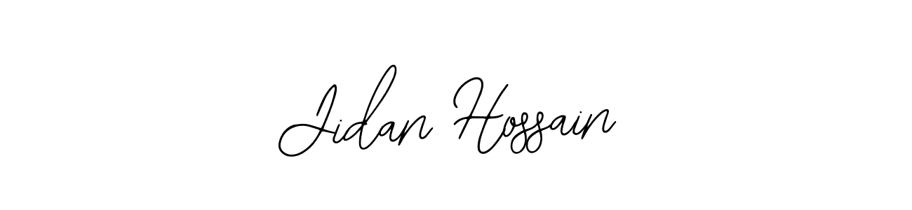 Bearetta-2O07w is a professional signature style that is perfect for those who want to add a touch of class to their signature. It is also a great choice for those who want to make their signature more unique. Get Jidan Hossain name to fancy signature for free. Jidan Hossain signature style 12 images and pictures png