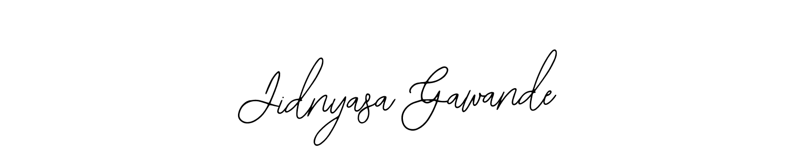 Jidnyasa Gawande stylish signature style. Best Handwritten Sign (Bearetta-2O07w) for my name. Handwritten Signature Collection Ideas for my name Jidnyasa Gawande. Jidnyasa Gawande signature style 12 images and pictures png