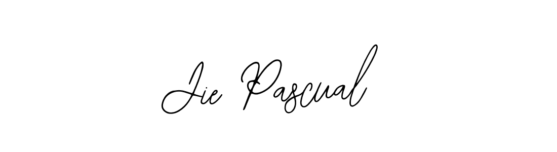 How to make Jie Pascual name signature. Use Bearetta-2O07w style for creating short signs online. This is the latest handwritten sign. Jie Pascual signature style 12 images and pictures png