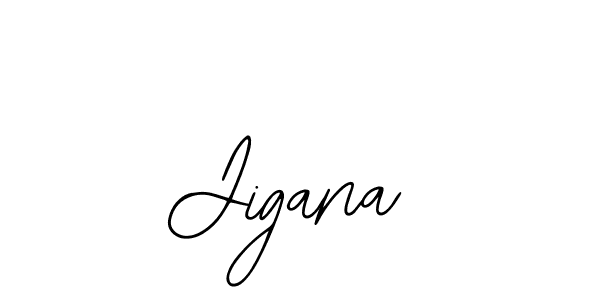 The best way (Bearetta-2O07w) to make a short signature is to pick only two or three words in your name. The name Jigana include a total of six letters. For converting this name. Jigana signature style 12 images and pictures png