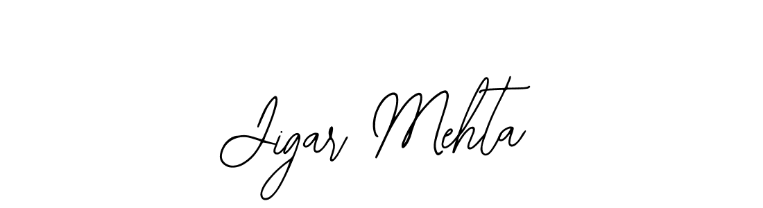 Make a beautiful signature design for name Jigar Mehta. Use this online signature maker to create a handwritten signature for free. Jigar Mehta signature style 12 images and pictures png