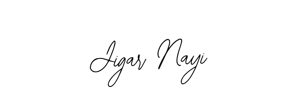 It looks lik you need a new signature style for name Jigar Nayi. Design unique handwritten (Bearetta-2O07w) signature with our free signature maker in just a few clicks. Jigar Nayi signature style 12 images and pictures png