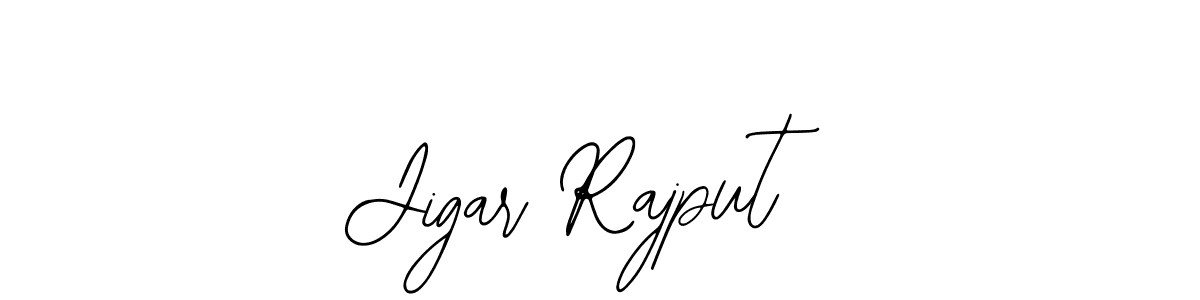 Jigar Rajput stylish signature style. Best Handwritten Sign (Bearetta-2O07w) for my name. Handwritten Signature Collection Ideas for my name Jigar Rajput. Jigar Rajput signature style 12 images and pictures png