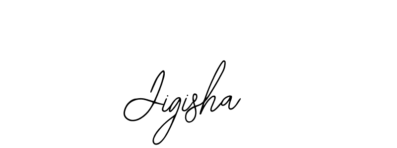 You should practise on your own different ways (Bearetta-2O07w) to write your name (Jigisha ) in signature. don't let someone else do it for you. Jigisha  signature style 12 images and pictures png