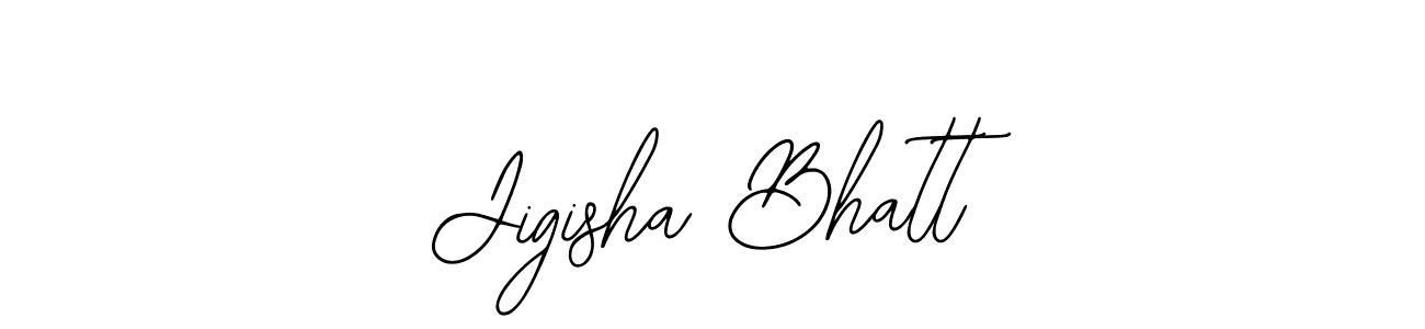How to Draw Jigisha Bhatt signature style? Bearetta-2O07w is a latest design signature styles for name Jigisha Bhatt. Jigisha Bhatt signature style 12 images and pictures png