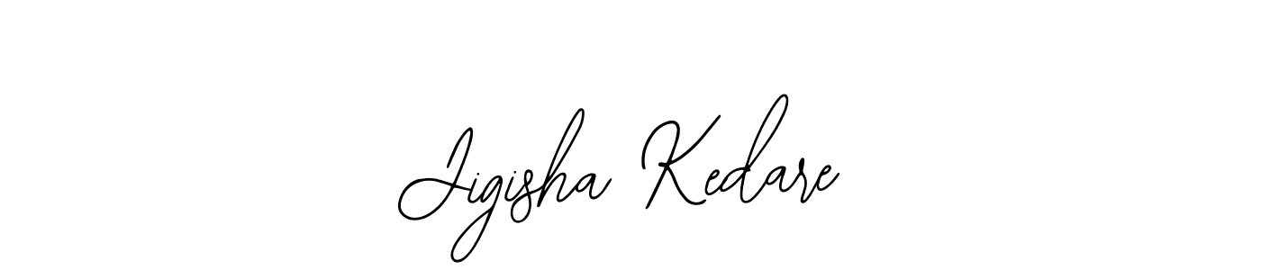 Design your own signature with our free online signature maker. With this signature software, you can create a handwritten (Bearetta-2O07w) signature for name Jigisha Kedare. Jigisha Kedare signature style 12 images and pictures png