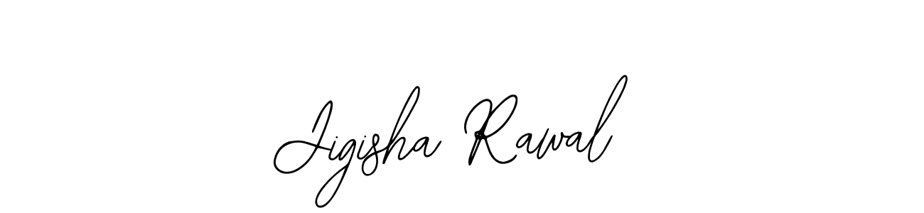 Jigisha Rawal stylish signature style. Best Handwritten Sign (Bearetta-2O07w) for my name. Handwritten Signature Collection Ideas for my name Jigisha Rawal. Jigisha Rawal signature style 12 images and pictures png