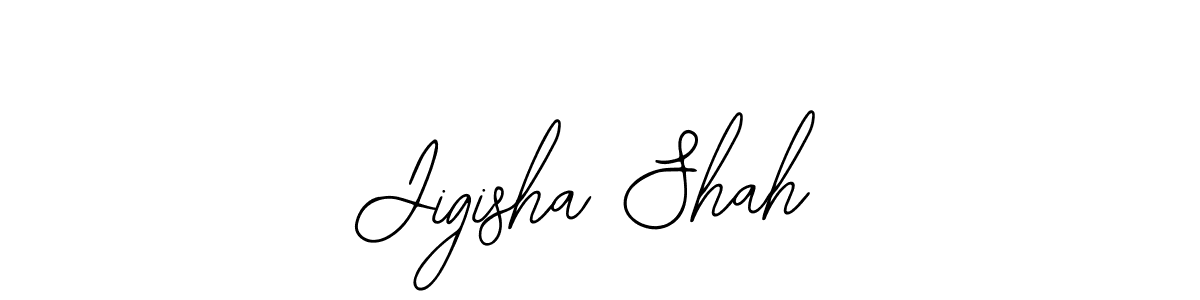 Use a signature maker to create a handwritten signature online. With this signature software, you can design (Bearetta-2O07w) your own signature for name Jigisha Shah. Jigisha Shah signature style 12 images and pictures png