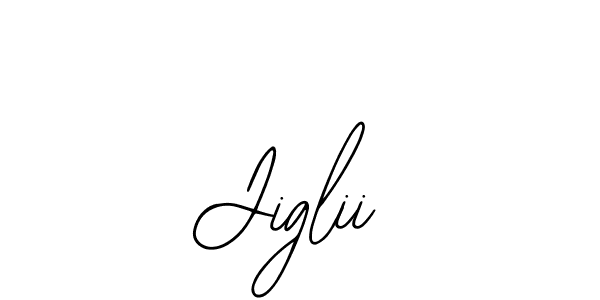 if you are searching for the best signature style for your name Jiglii. so please give up your signature search. here we have designed multiple signature styles  using Bearetta-2O07w. Jiglii signature style 12 images and pictures png