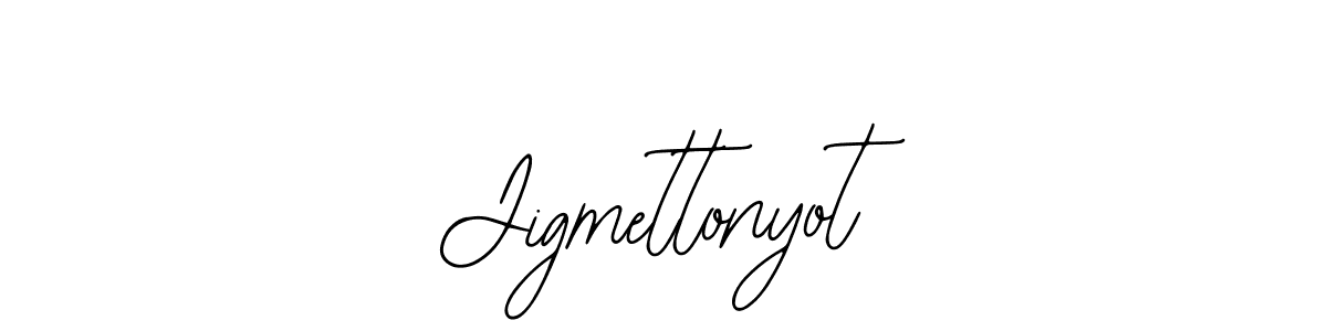 Also You can easily find your signature by using the search form. We will create Jigmettonyot name handwritten signature images for you free of cost using Bearetta-2O07w sign style. Jigmettonyot signature style 12 images and pictures png