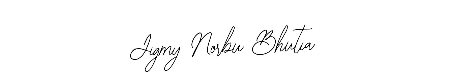 Also You can easily find your signature by using the search form. We will create Jigmy Norbu Bhutia name handwritten signature images for you free of cost using Bearetta-2O07w sign style. Jigmy Norbu Bhutia signature style 12 images and pictures png