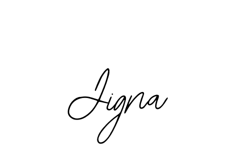 You should practise on your own different ways (Bearetta-2O07w) to write your name (Jigna) in signature. don't let someone else do it for you. Jigna signature style 12 images and pictures png