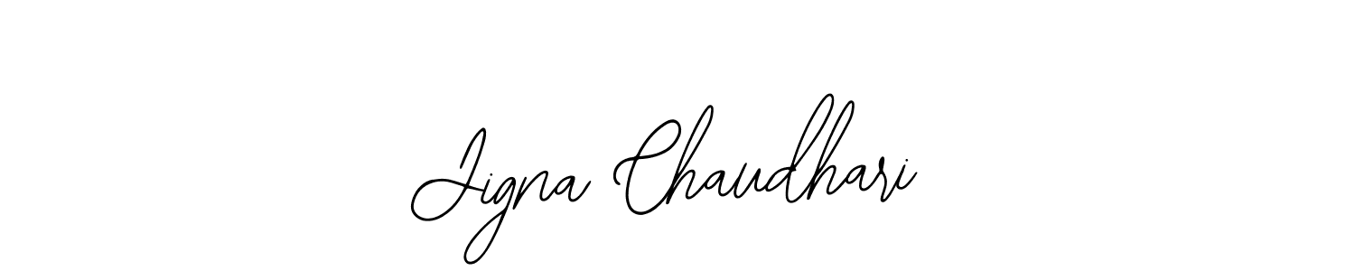 How to Draw Jigna Chaudhari signature style? Bearetta-2O07w is a latest design signature styles for name Jigna Chaudhari. Jigna Chaudhari signature style 12 images and pictures png