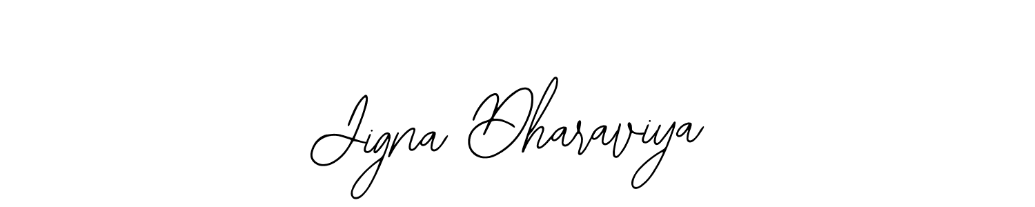 Also we have Jigna Dharaviya name is the best signature style. Create professional handwritten signature collection using Bearetta-2O07w autograph style. Jigna Dharaviya signature style 12 images and pictures png