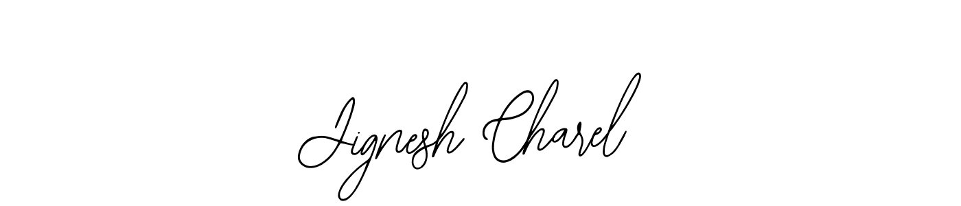 The best way (Bearetta-2O07w) to make a short signature is to pick only two or three words in your name. The name Jignesh Charel include a total of six letters. For converting this name. Jignesh Charel signature style 12 images and pictures png