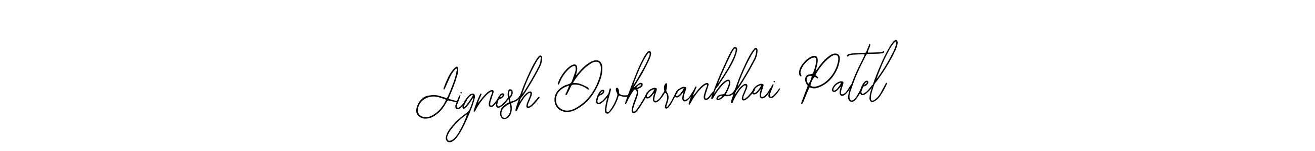Create a beautiful signature design for name Jignesh Devkaranbhai Patel. With this signature (Bearetta-2O07w) fonts, you can make a handwritten signature for free. Jignesh Devkaranbhai Patel signature style 12 images and pictures png