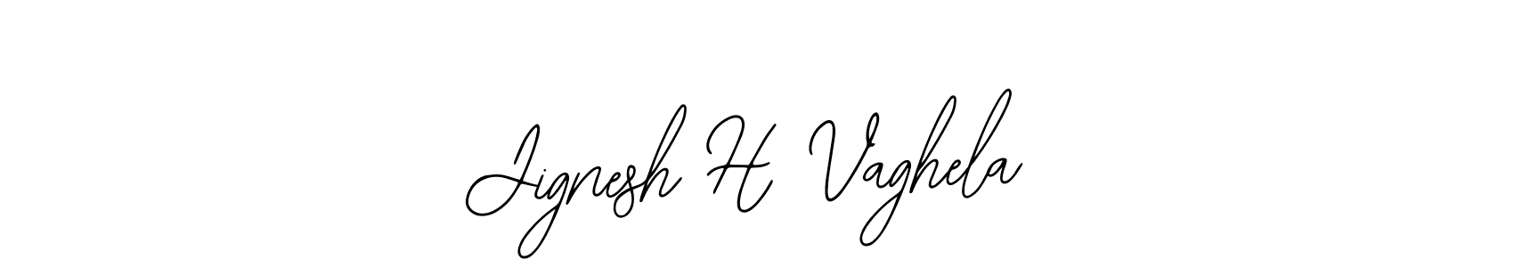 if you are searching for the best signature style for your name Jignesh H Vaghela. so please give up your signature search. here we have designed multiple signature styles  using Bearetta-2O07w. Jignesh H Vaghela signature style 12 images and pictures png