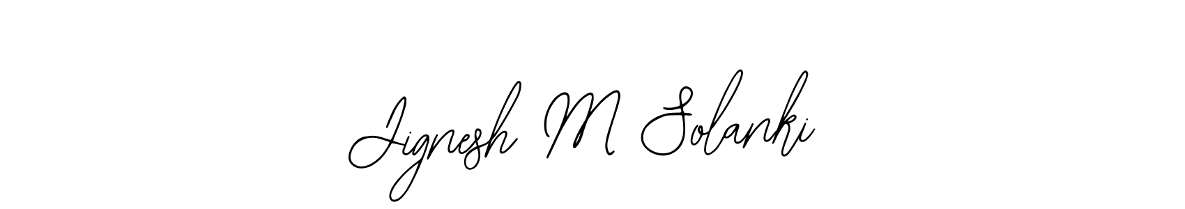 if you are searching for the best signature style for your name Jignesh M Solanki. so please give up your signature search. here we have designed multiple signature styles  using Bearetta-2O07w. Jignesh M Solanki signature style 12 images and pictures png