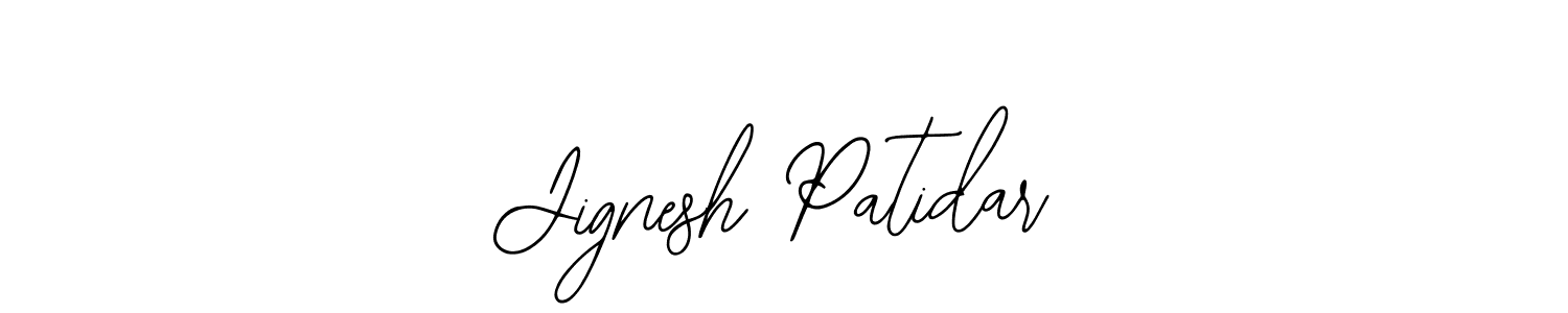 The best way (Bearetta-2O07w) to make a short signature is to pick only two or three words in your name. The name Jignesh Patidar include a total of six letters. For converting this name. Jignesh Patidar signature style 12 images and pictures png