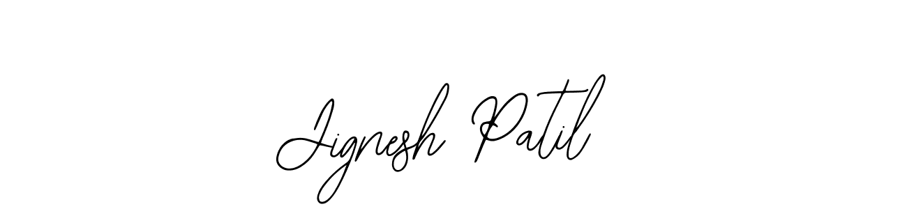 Jignesh Patil stylish signature style. Best Handwritten Sign (Bearetta-2O07w) for my name. Handwritten Signature Collection Ideas for my name Jignesh Patil. Jignesh Patil signature style 12 images and pictures png