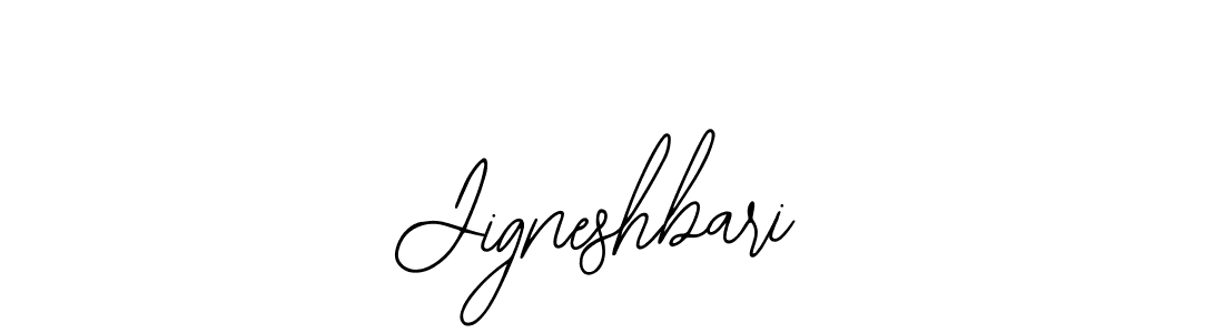 if you are searching for the best signature style for your name Jigneshbari. so please give up your signature search. here we have designed multiple signature styles  using Bearetta-2O07w. Jigneshbari signature style 12 images and pictures png