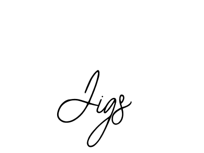 Design your own signature with our free online signature maker. With this signature software, you can create a handwritten (Bearetta-2O07w) signature for name Jigs. Jigs signature style 12 images and pictures png