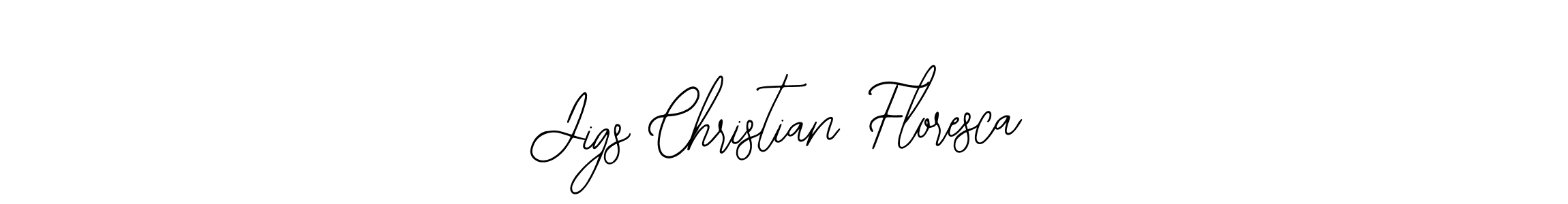 Also we have Jigs Christian Floresca name is the best signature style. Create professional handwritten signature collection using Bearetta-2O07w autograph style. Jigs Christian Floresca signature style 12 images and pictures png