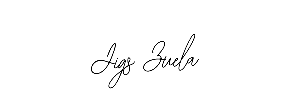 Make a beautiful signature design for name Jigs Zuela. With this signature (Bearetta-2O07w) style, you can create a handwritten signature for free. Jigs Zuela signature style 12 images and pictures png