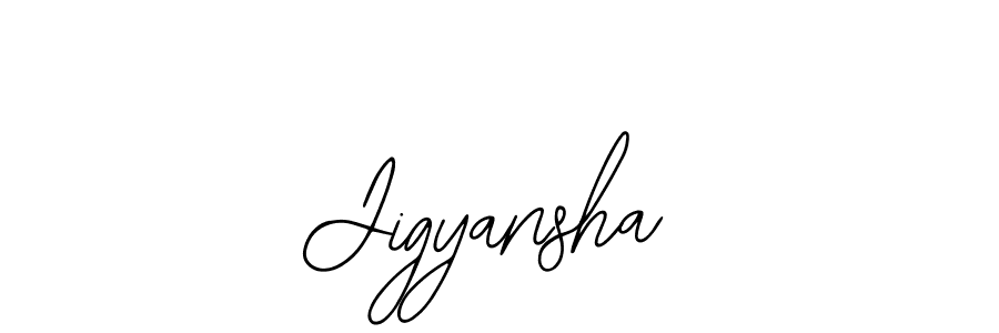 You should practise on your own different ways (Bearetta-2O07w) to write your name (Jigyansha) in signature. don't let someone else do it for you. Jigyansha signature style 12 images and pictures png
