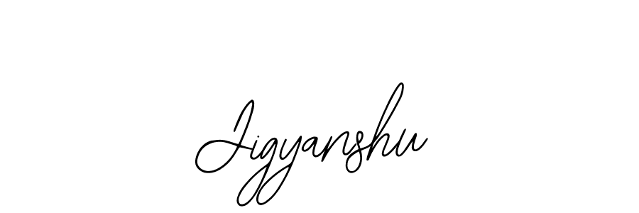 The best way (Bearetta-2O07w) to make a short signature is to pick only two or three words in your name. The name Jigyanshu include a total of six letters. For converting this name. Jigyanshu signature style 12 images and pictures png