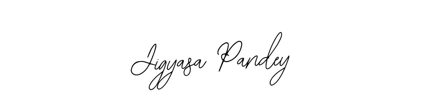 How to make Jigyasa Pandey signature? Bearetta-2O07w is a professional autograph style. Create handwritten signature for Jigyasa Pandey name. Jigyasa Pandey signature style 12 images and pictures png