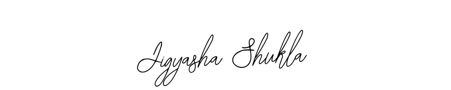 Also You can easily find your signature by using the search form. We will create Jigyasha Shukla name handwritten signature images for you free of cost using Bearetta-2O07w sign style. Jigyasha Shukla signature style 12 images and pictures png