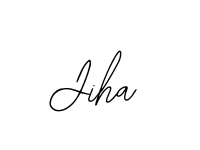 How to make Jiha signature? Bearetta-2O07w is a professional autograph style. Create handwritten signature for Jiha name. Jiha signature style 12 images and pictures png
