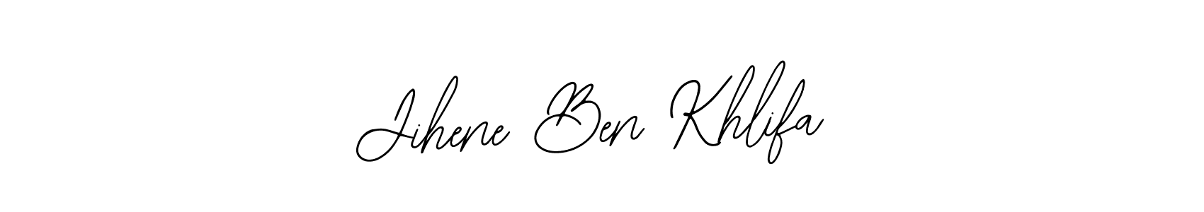 The best way (Bearetta-2O07w) to make a short signature is to pick only two or three words in your name. The name Jihene Ben Khlifa include a total of six letters. For converting this name. Jihene Ben Khlifa signature style 12 images and pictures png