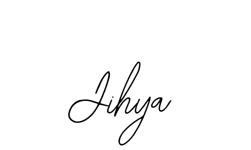 Use a signature maker to create a handwritten signature online. With this signature software, you can design (Bearetta-2O07w) your own signature for name Jihya. Jihya signature style 12 images and pictures png