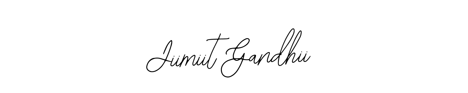 Make a beautiful signature design for name Jiimiit Gandhii. Use this online signature maker to create a handwritten signature for free. Jiimiit Gandhii signature style 12 images and pictures png