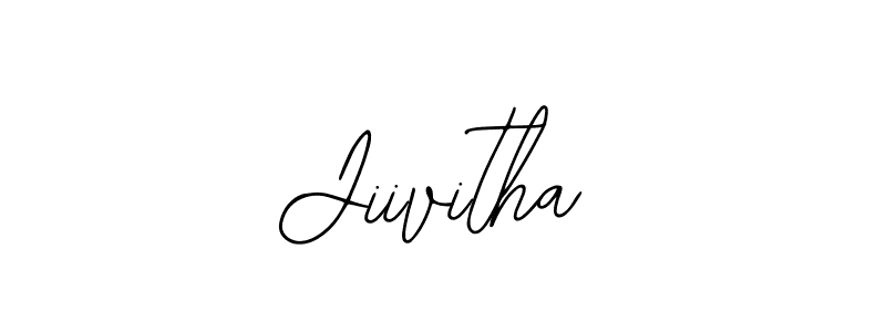 How to make Jiivitha name signature. Use Bearetta-2O07w style for creating short signs online. This is the latest handwritten sign. Jiivitha signature style 12 images and pictures png