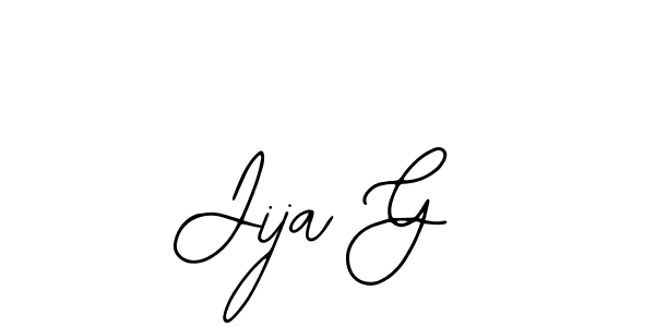 Similarly Bearetta-2O07w is the best handwritten signature design. Signature creator online .You can use it as an online autograph creator for name Jija G. Jija G signature style 12 images and pictures png