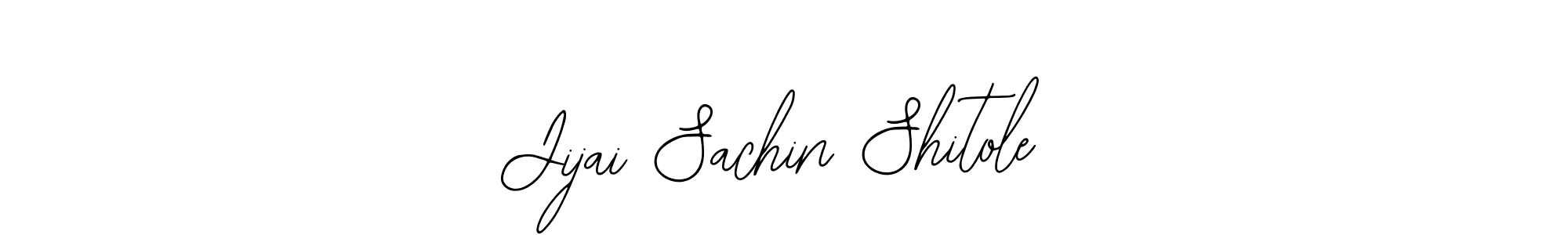 You can use this online signature creator to create a handwritten signature for the name Jijai Sachin Shitole. This is the best online autograph maker. Jijai Sachin Shitole signature style 12 images and pictures png