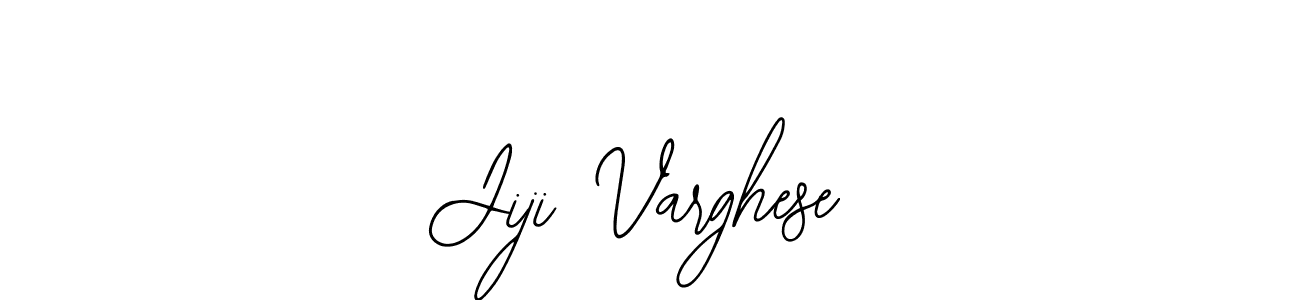 How to make Jiji Varghese name signature. Use Bearetta-2O07w style for creating short signs online. This is the latest handwritten sign. Jiji Varghese signature style 12 images and pictures png