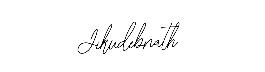 Use a signature maker to create a handwritten signature online. With this signature software, you can design (Bearetta-2O07w) your own signature for name Jikudebnath. Jikudebnath signature style 12 images and pictures png